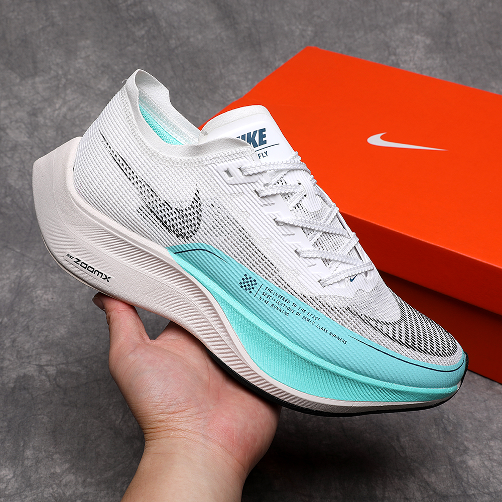 Nike ZoomX VaporFly Next 2 White Black CU4123-101 Womens Running Shoe Size 9