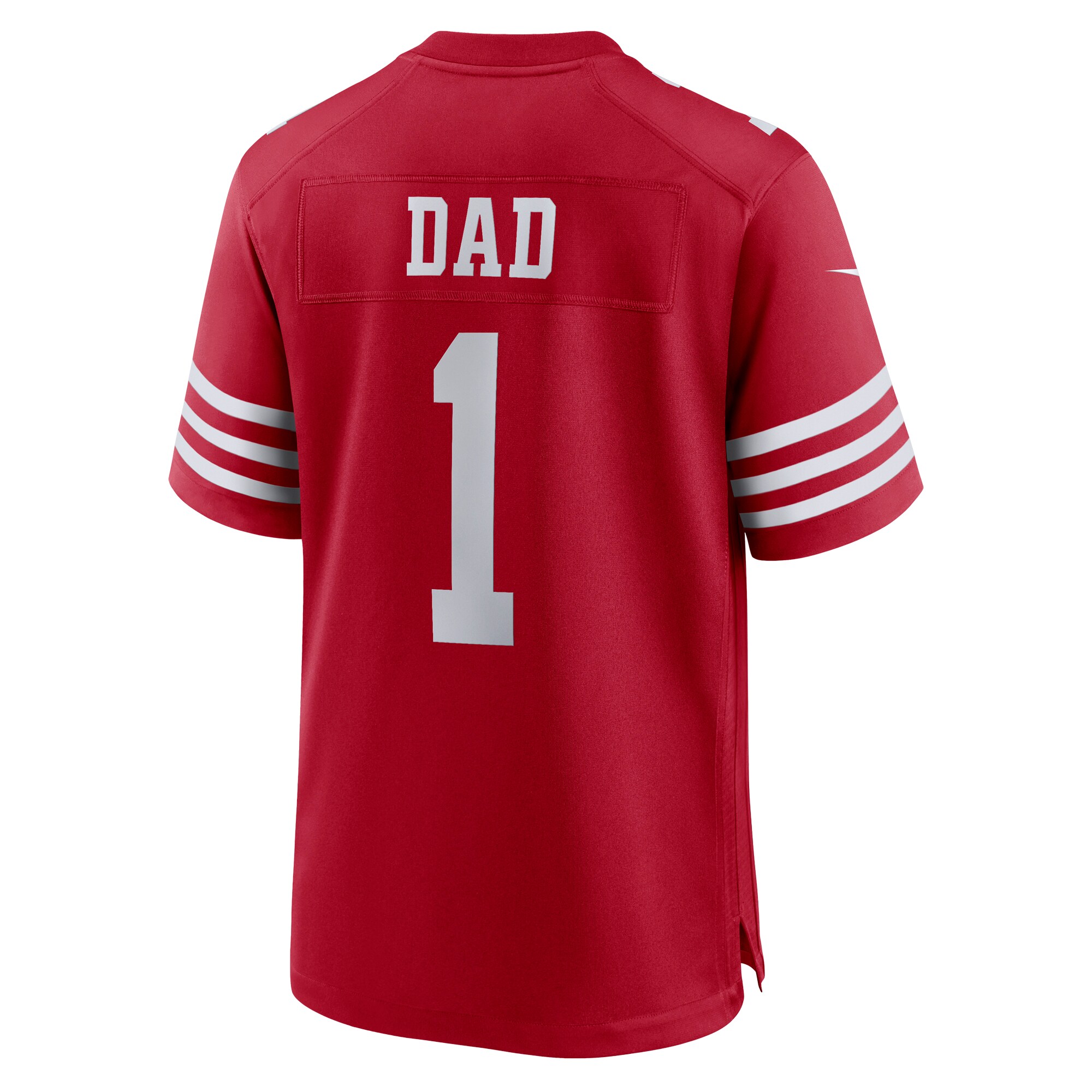 Number 1 Dad San Francisco 49ers Nike Game Jersey - Scarlet