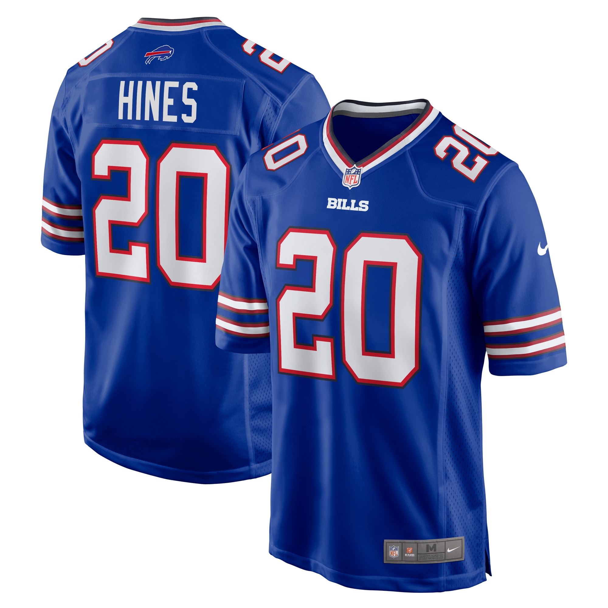 Nyheim Hines Buffalo Bills Nike Game Player Jersey - Royal
