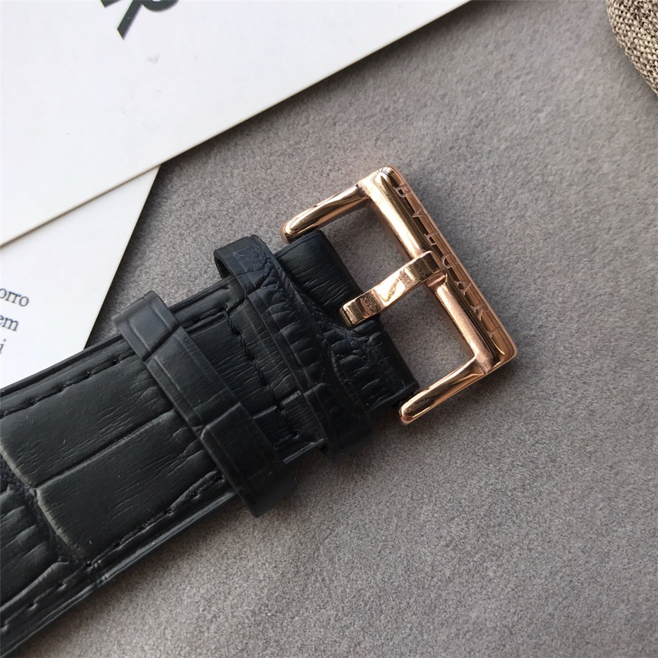 Bulgari Octo Roma Tourbillon - Rose Gold Black Leather - Image 8