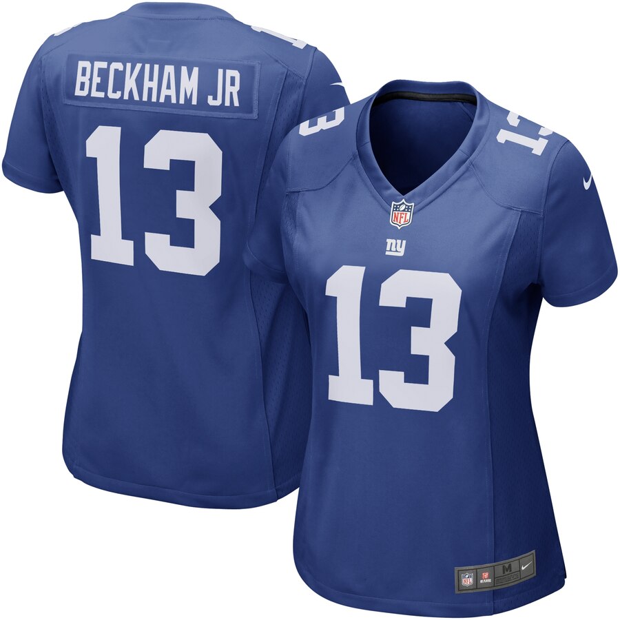 Odell Beckham Jr. New York Giants Nike Women’s Game Jersey – Royal Blue