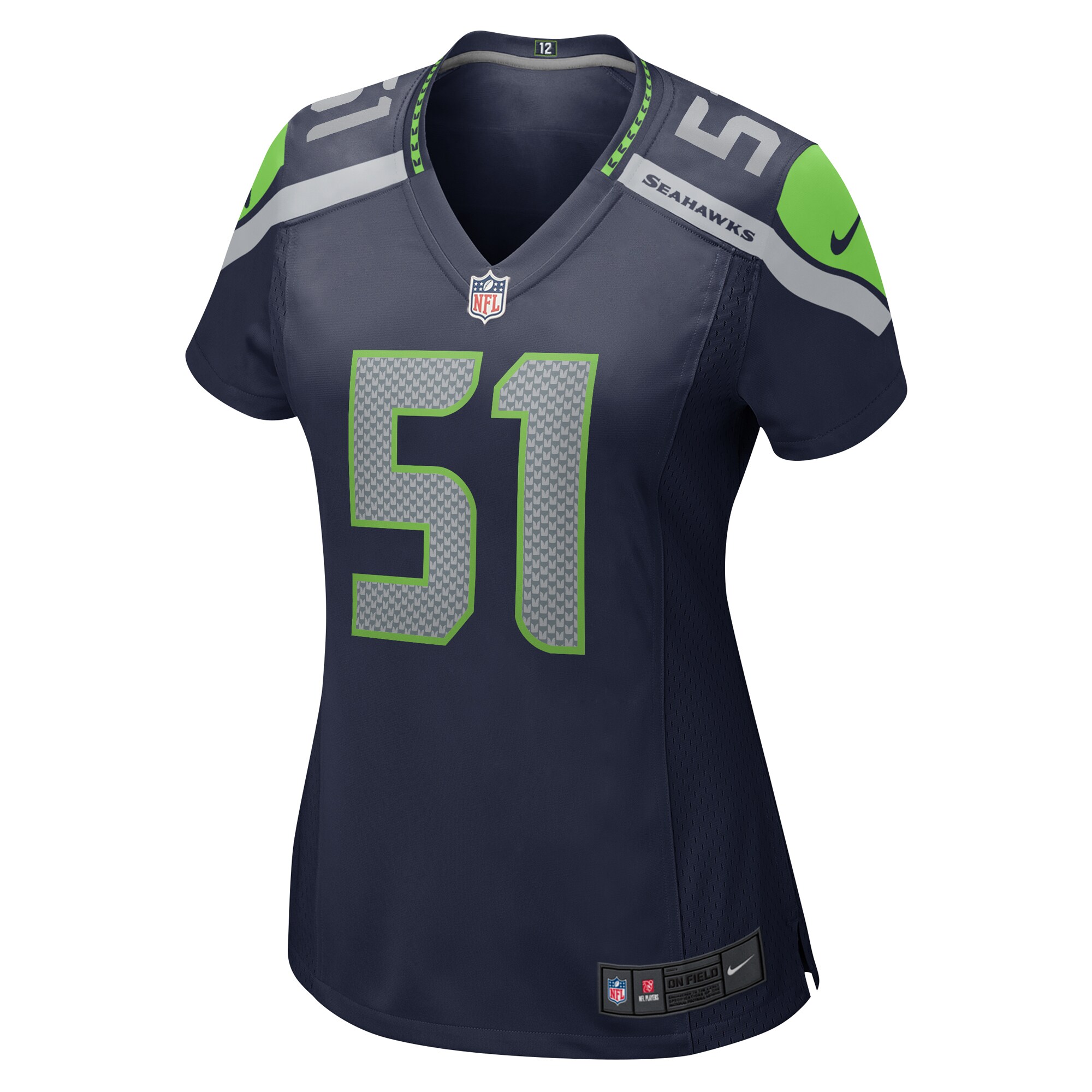 Olusegun Oluwatimi Seattle Seahawks Nike Women's  Game Jersey - College Navy