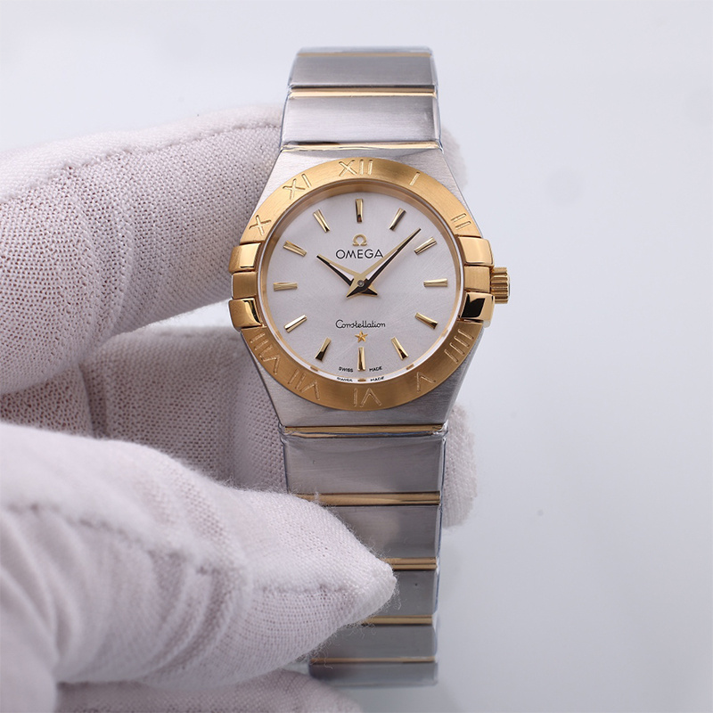 Omega Constellation 28MM Stainless Steel Yellow Gold 131.20.28.60.05.002
