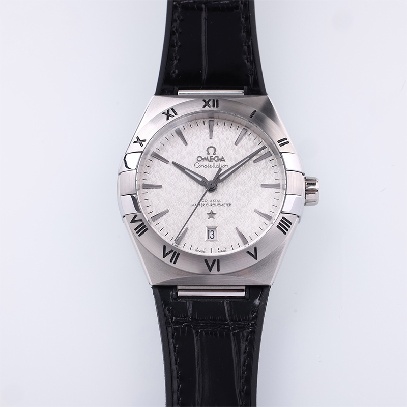 Omega Constellation Men Watch in Grey Colour Dial