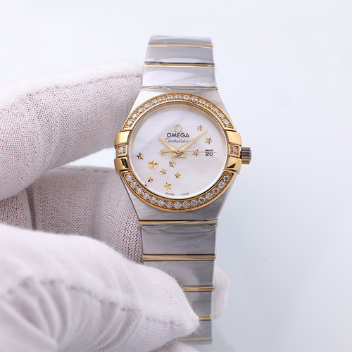 Omega Constellation Mother of Pearl Dial Ladies Watch 12325246005002