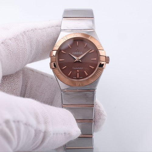 Omega Constellation OMEGA Co-Axial Master Chronometer - 36 mm Steel And Sedna Gold Case - Brown Dial - 131.20.36.20.13.001