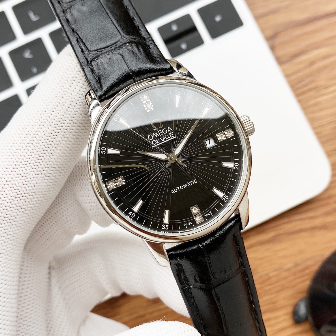 Omega DeVille Prestige Co-Axial Automatic Black 424.13.40.20.01.001