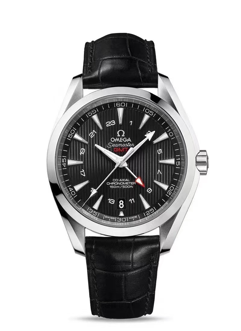 Omega Seamaster Aqua Terra Coaxial Gmt 231.13.43.22.01.001 Black Watch