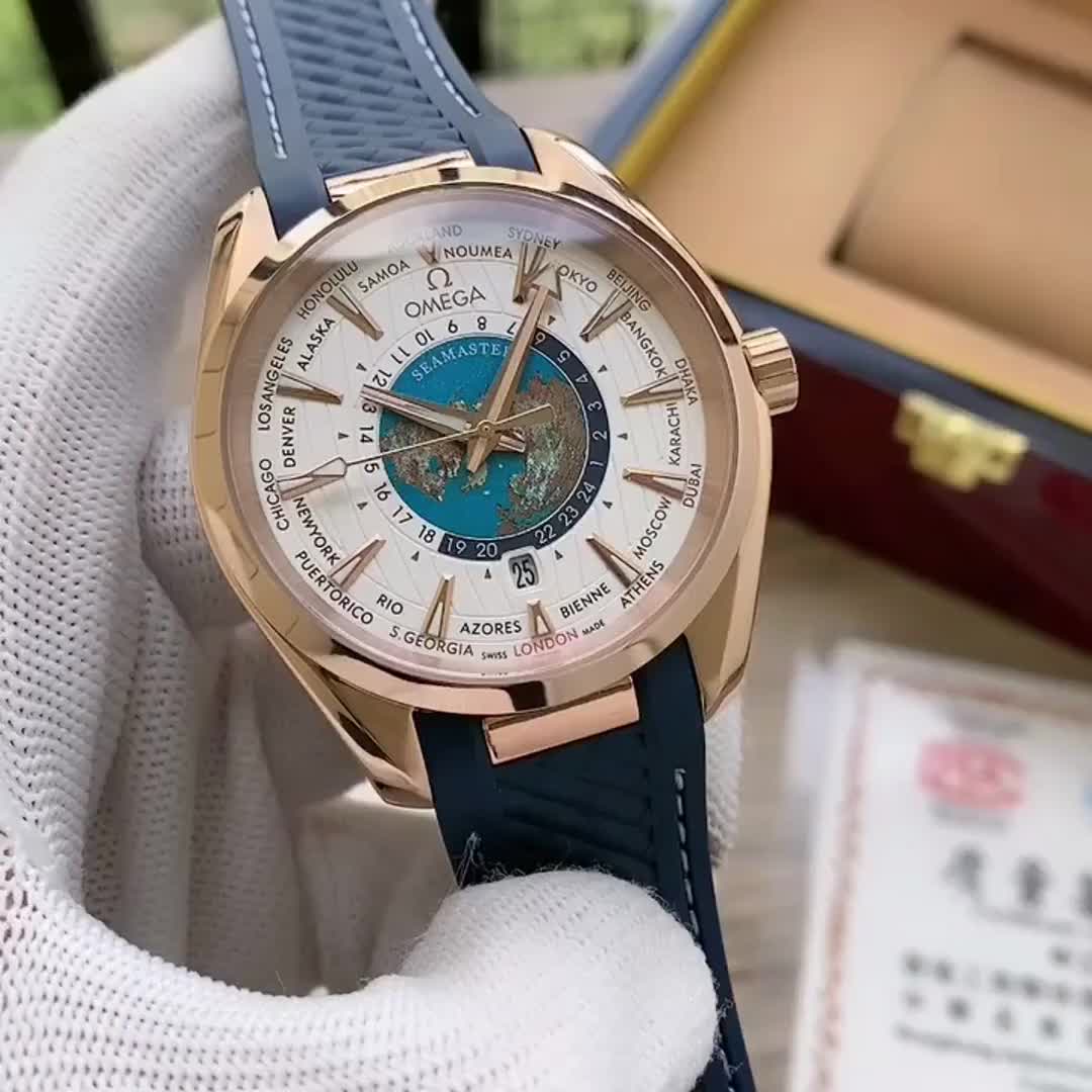 Omega Seamaster Aqua Terra Worldtimer Now in Regular Steel or Gold
