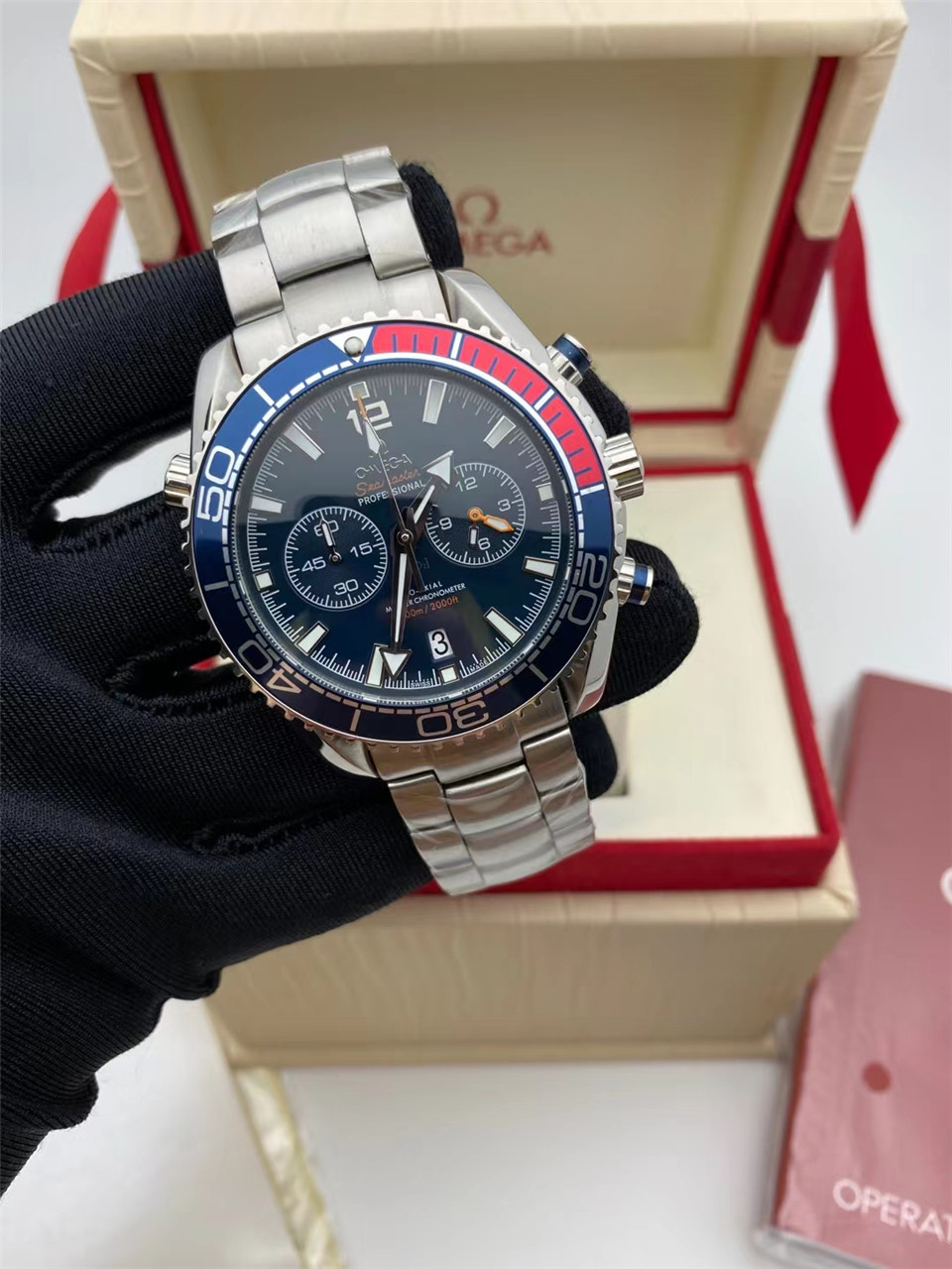 Omega Seamaster Planet Ocean 600M Ski Edition Watch - 43.5mm