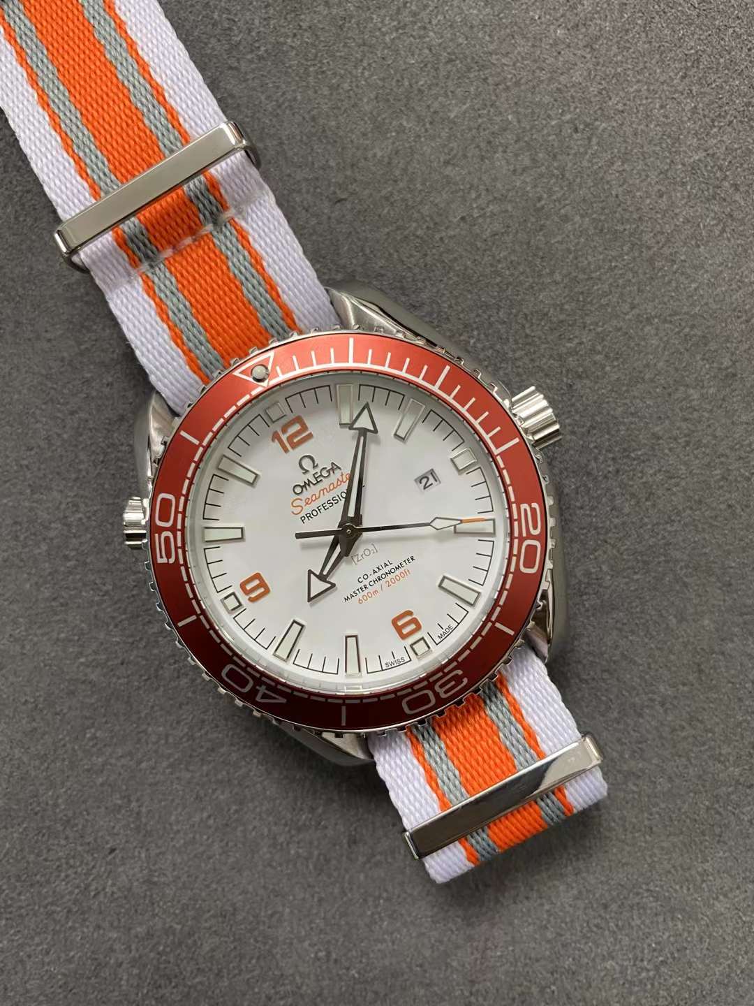 nato Omega Seamaster Orange Bezel - Omega Seamaster Orange Bezel Nato - Image 8