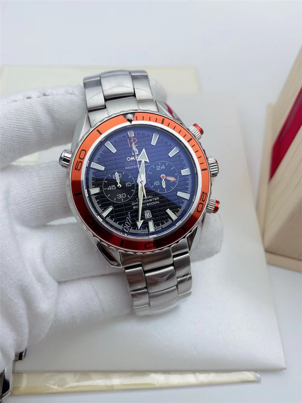 Omega Seamaster Planet Ocean Chronograph Orange