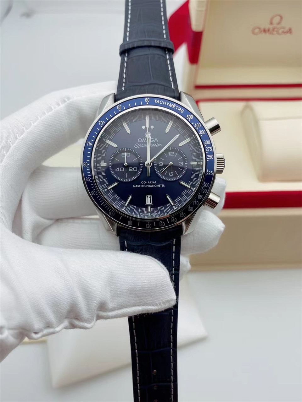 Omega Speedmaster Racing Co-axial Master Chronometer Blue Dial