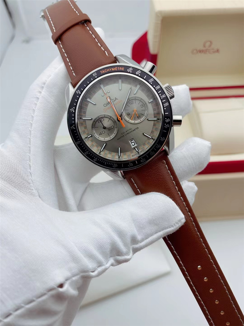 Omega Speedmaster Racing Co-axial Master Chronometer Grey Dial