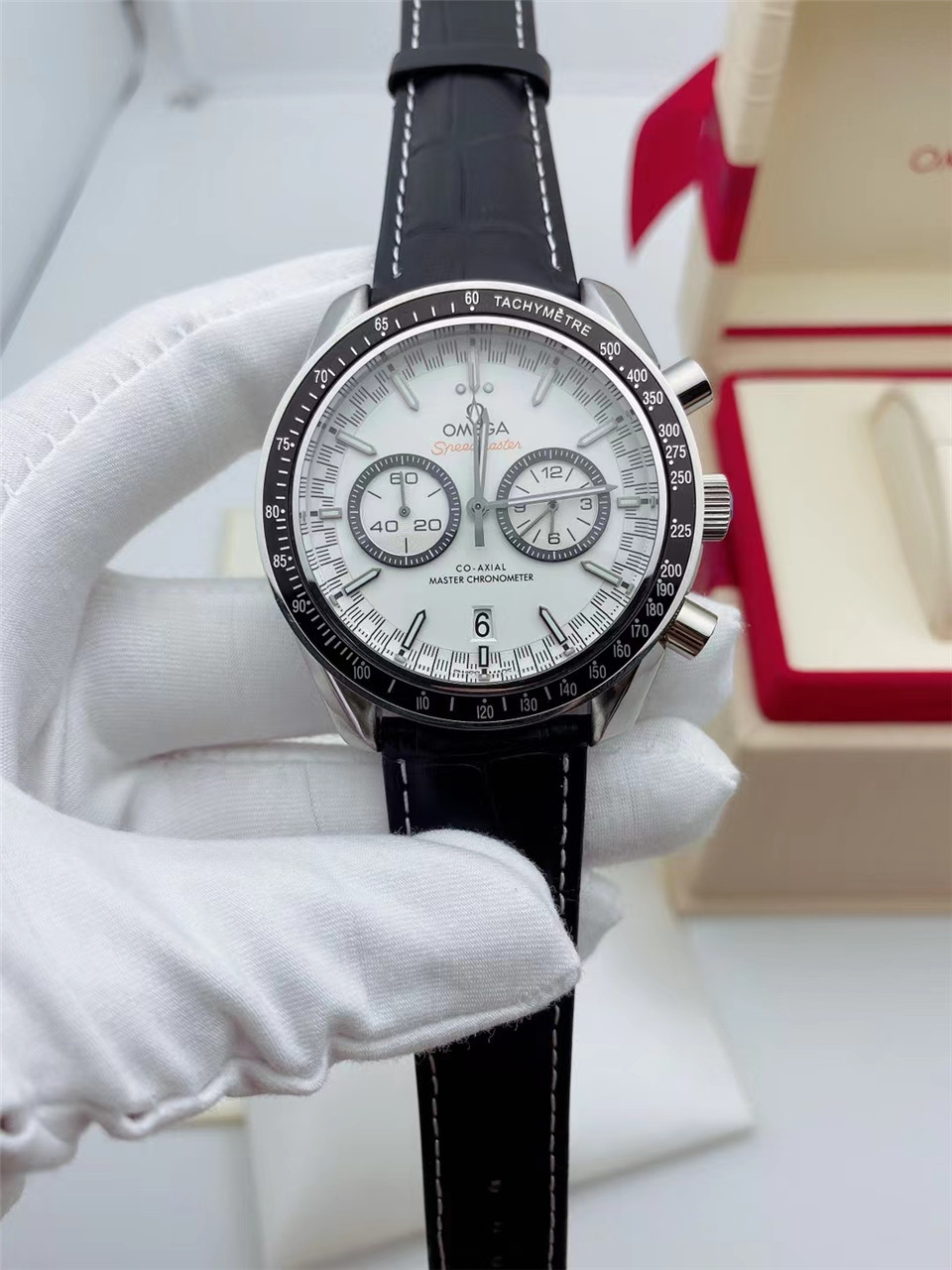 Omega Speedmaster Racing Co-axial Master Chronometer White Dial