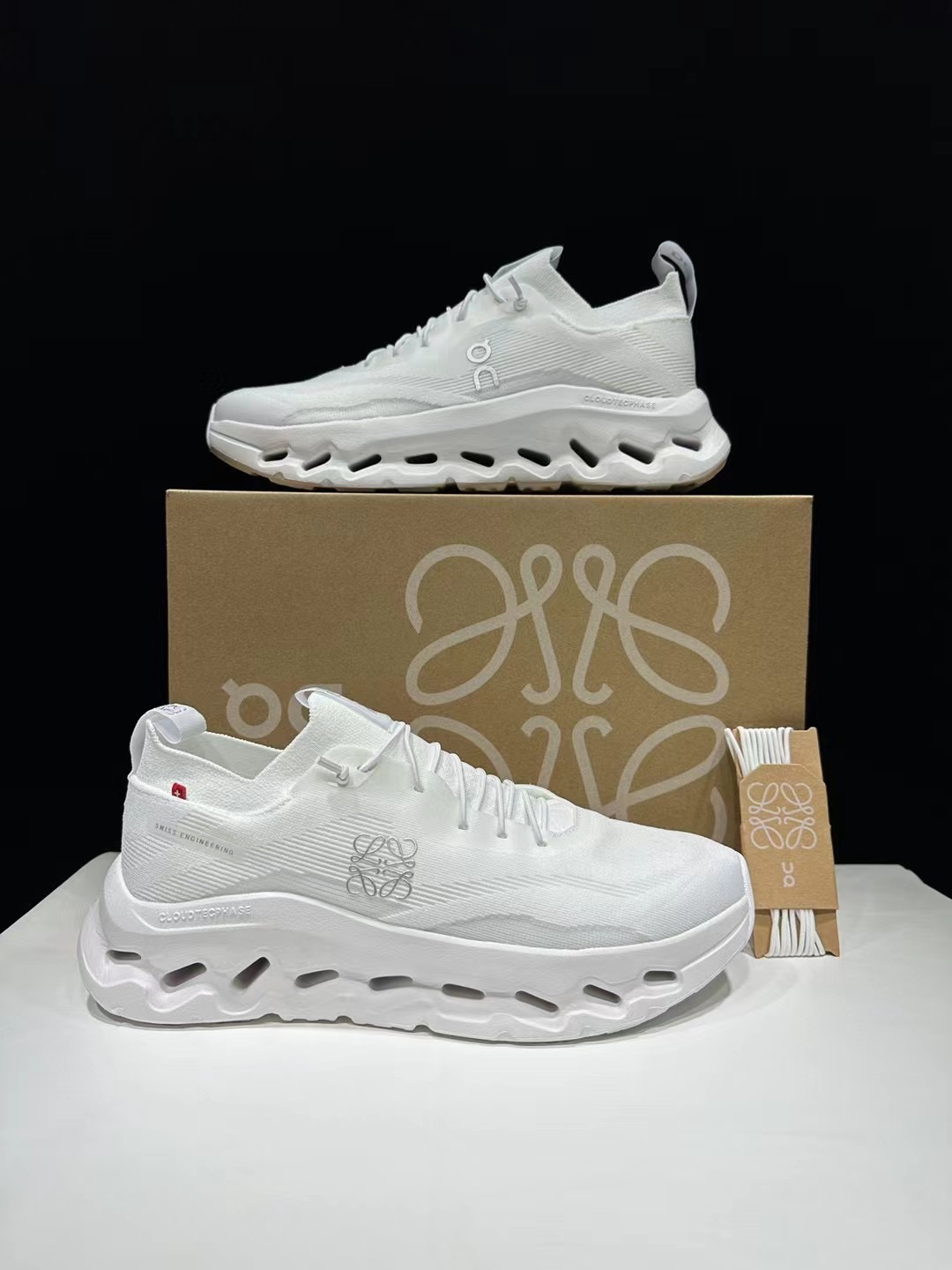 On Running x Loewe Cloudtilt “All White” Sneakers | White