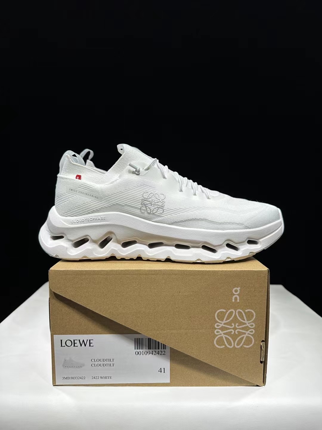 On Running x Loewe Cloudtilt “All White” Sneakers | White