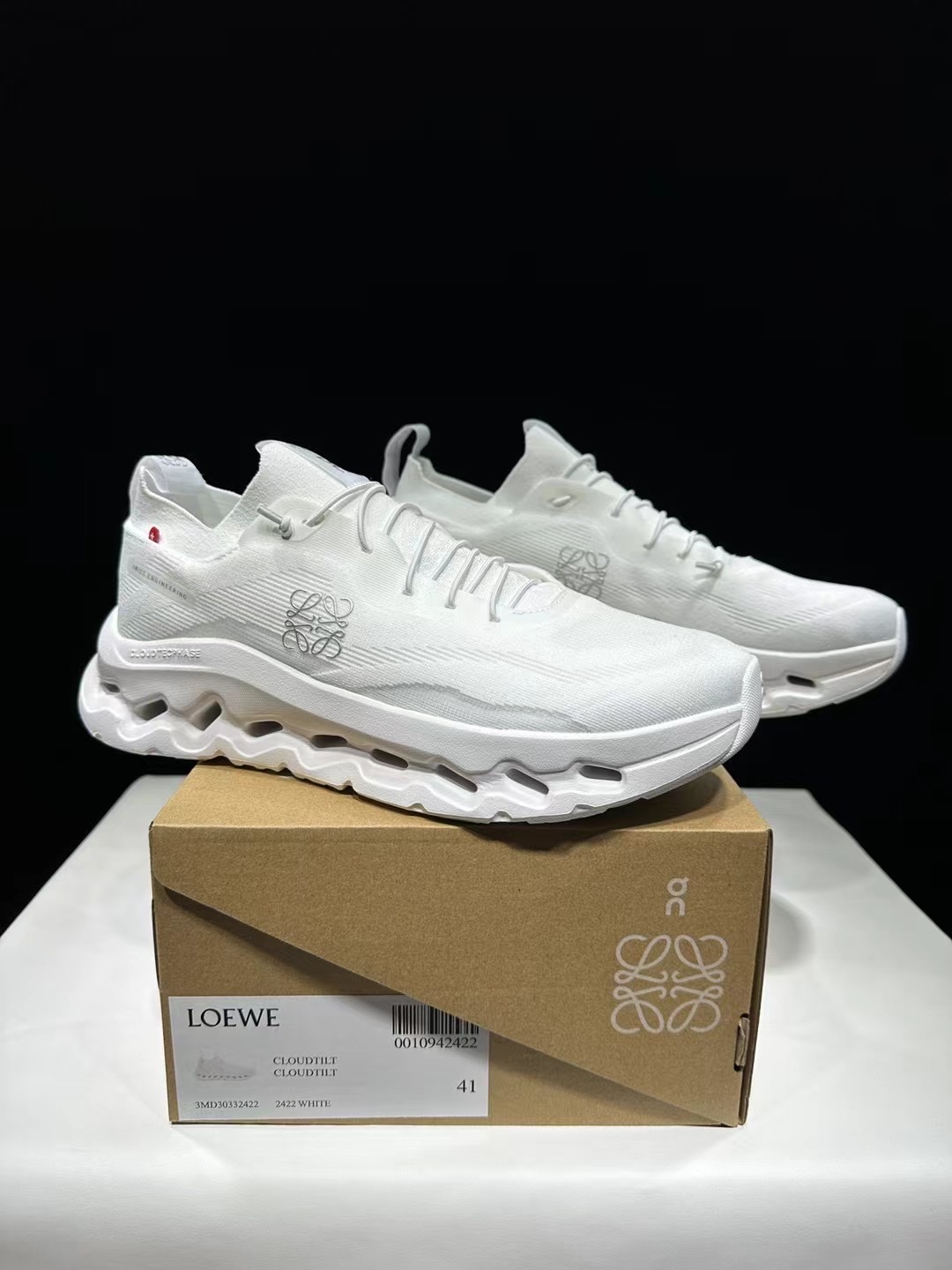 On Running x Loewe Cloudtilt “All White” Sneakers | White