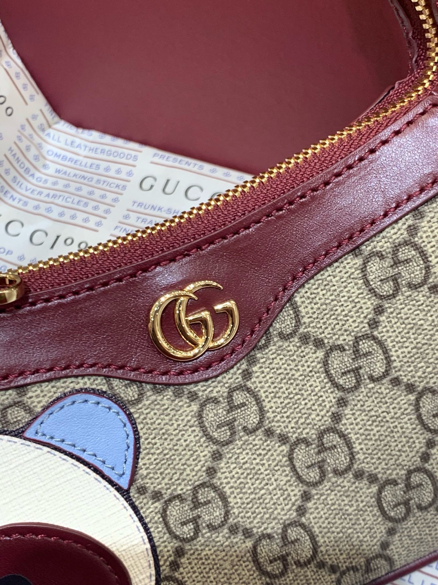 Ophidia mini bag in Beige Original GG Fabric