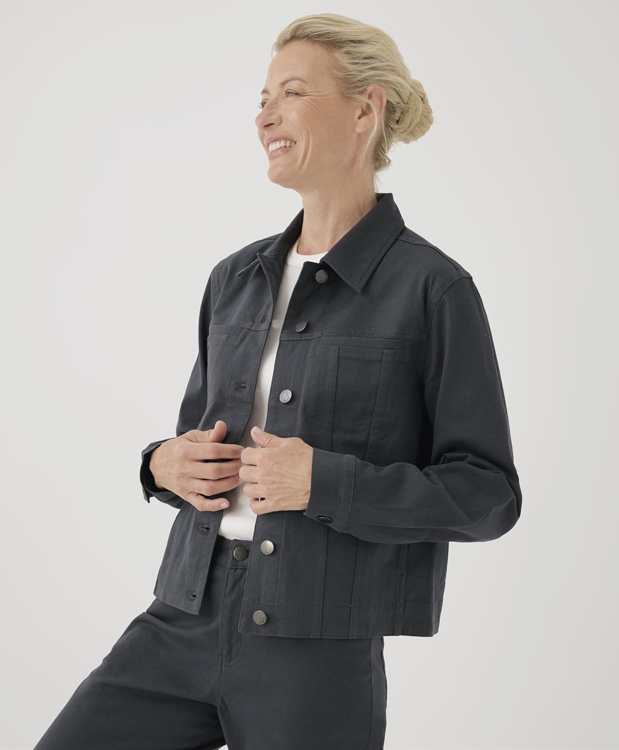 Pact Organic Cotton Women’s Stretch Denim Jacket