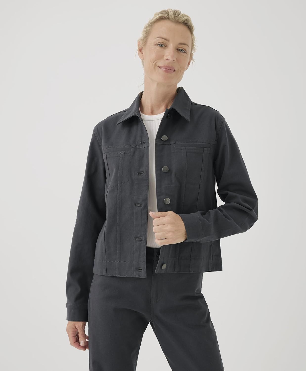 Pact Organic Cotton Women’s Stretch Denim Jacket