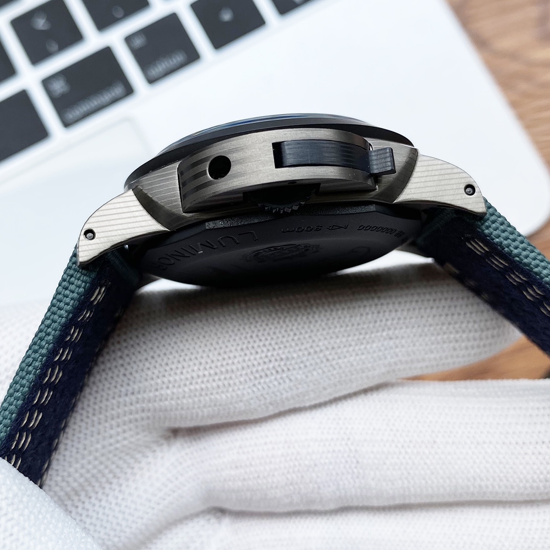 Panerai Green Canvas Strap - Panerai Luminor Marina Green Canvas Strap - Image 3