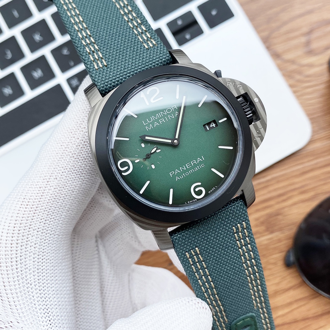Panerai Green Canvas Strap - Panerai Luminor Marina Green Canvas Strap - Image 4