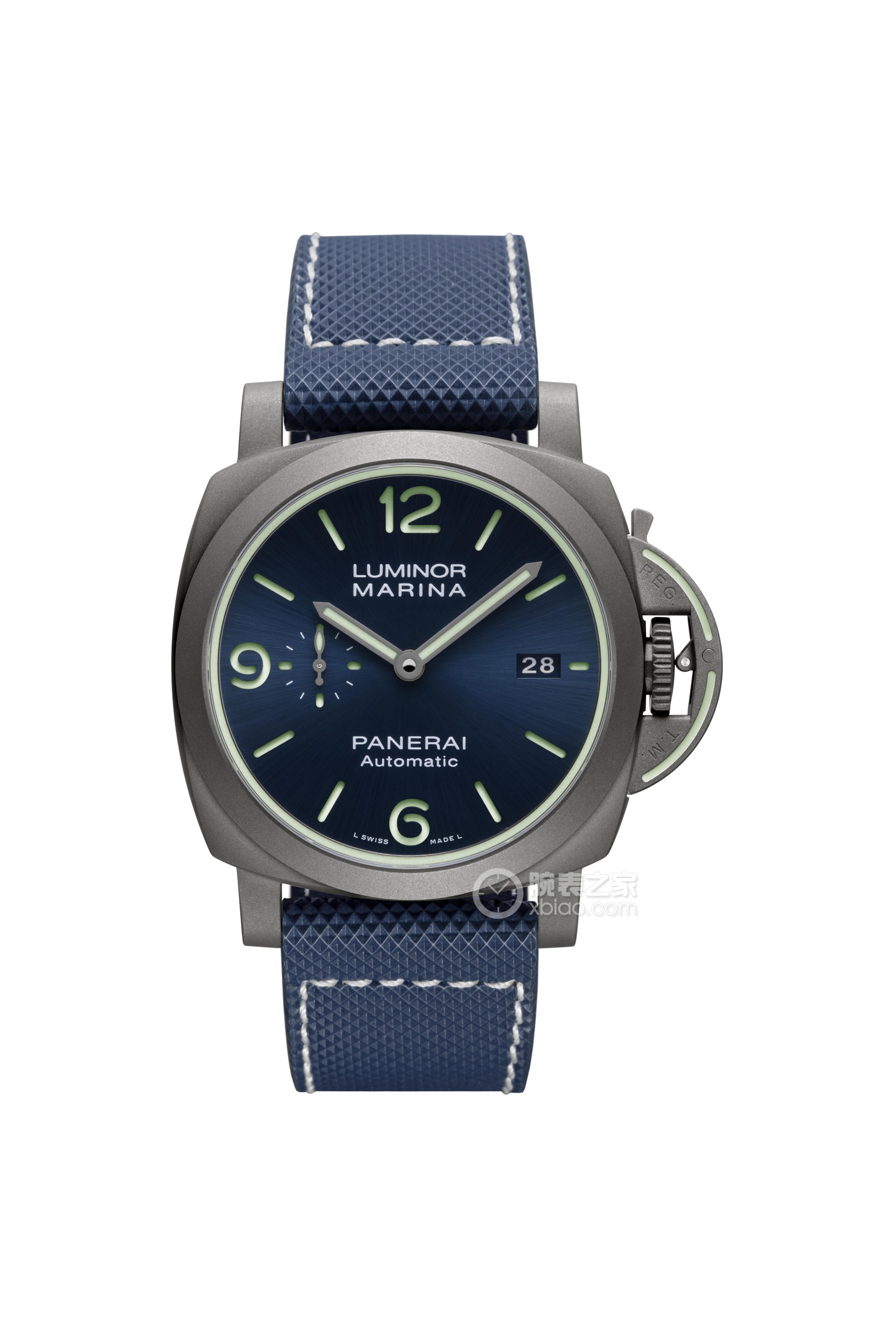 Panerai Blue Titanium Watch - Panerai Luminor Marina Blue - Titanium - Image 8