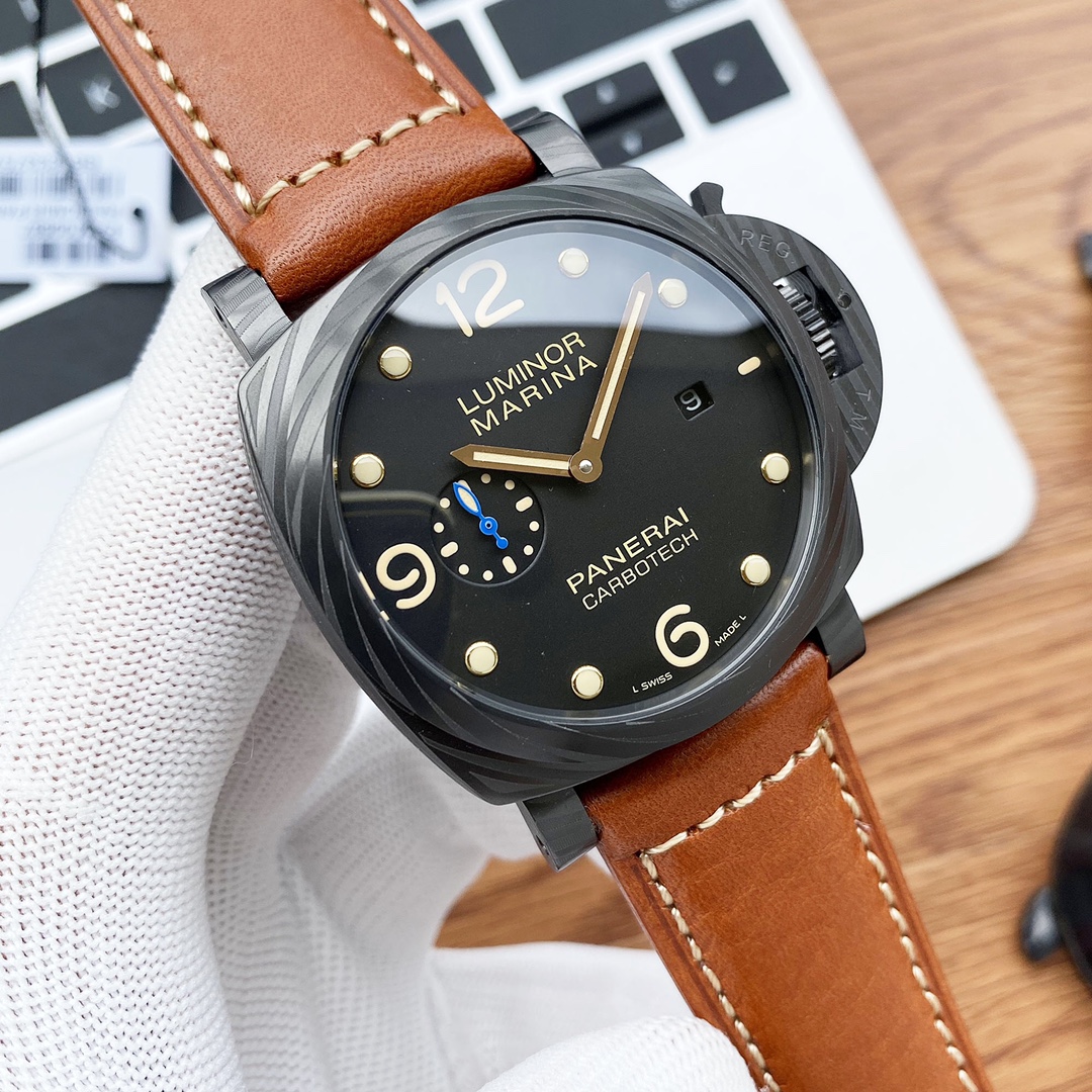 Panerai Luminor 1950 3 Days Carbotech PAM00661 Black Dial Used Men’s Watch