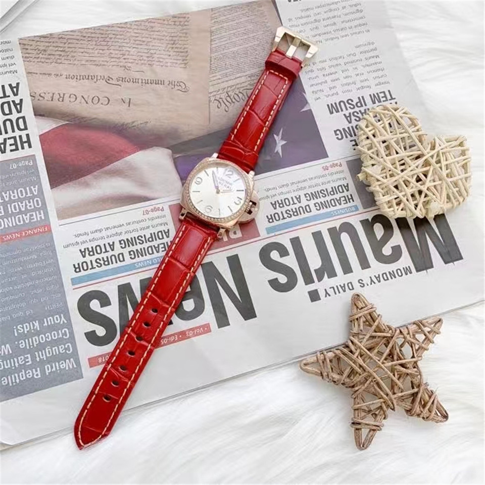 Panerai Rose Gold Diamond - Panerai Radiomir Rose Gold Diamond Red - Image 8