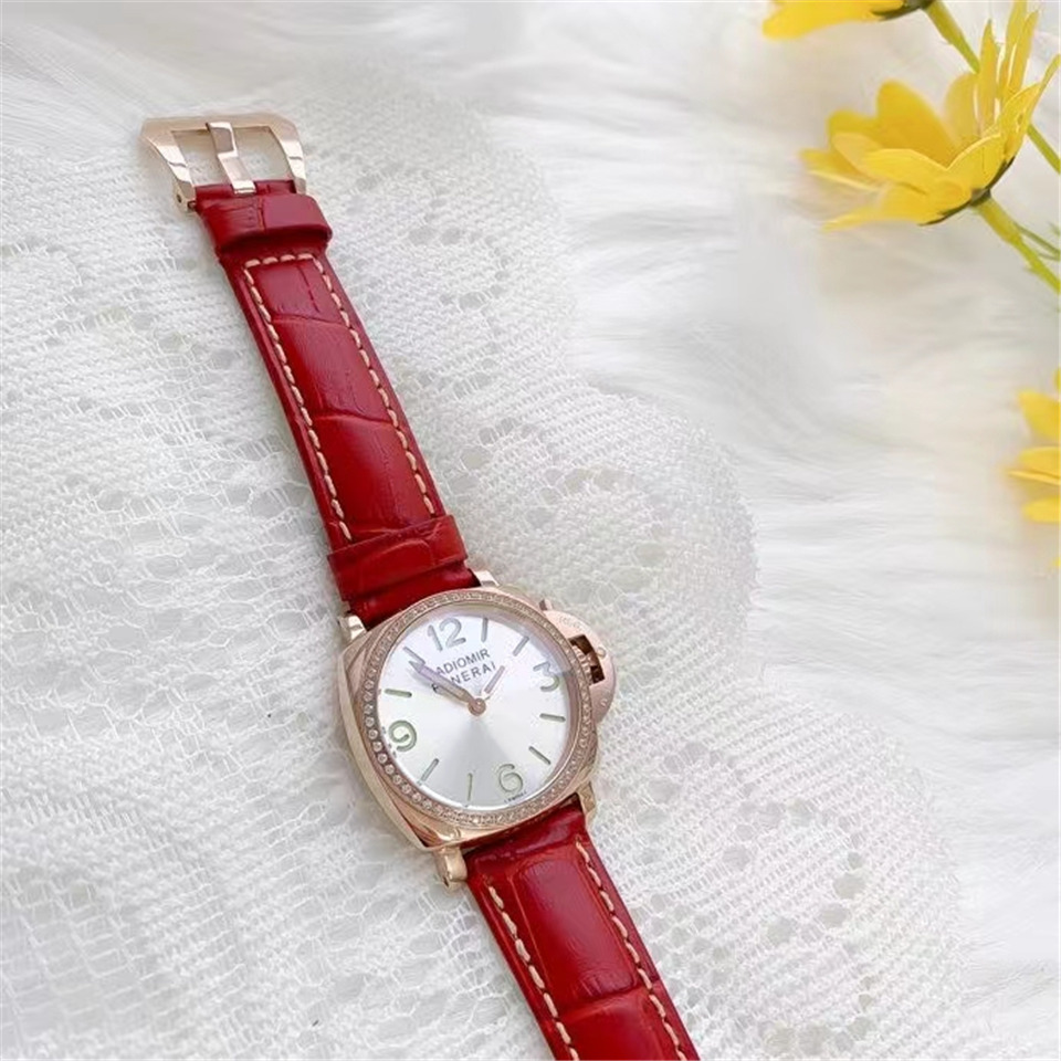 Panerai Rose Gold Diamond - Panerai Radiomir Rose Gold Diamond Red - Image 4