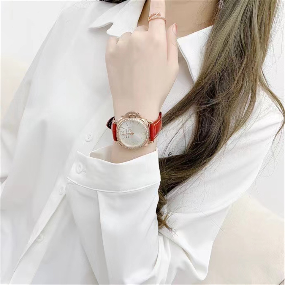 Panerai Rose Gold Diamond - Panerai Radiomir Rose Gold Diamond Red - Image 6
