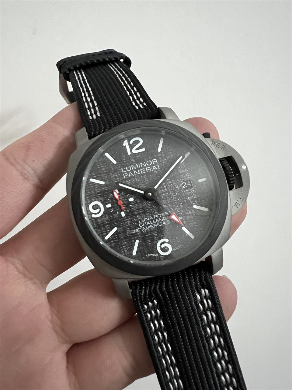 Panerai Luminor Luna Rossa black - Panerai Luminor Luna Rossa - Black - Image 4