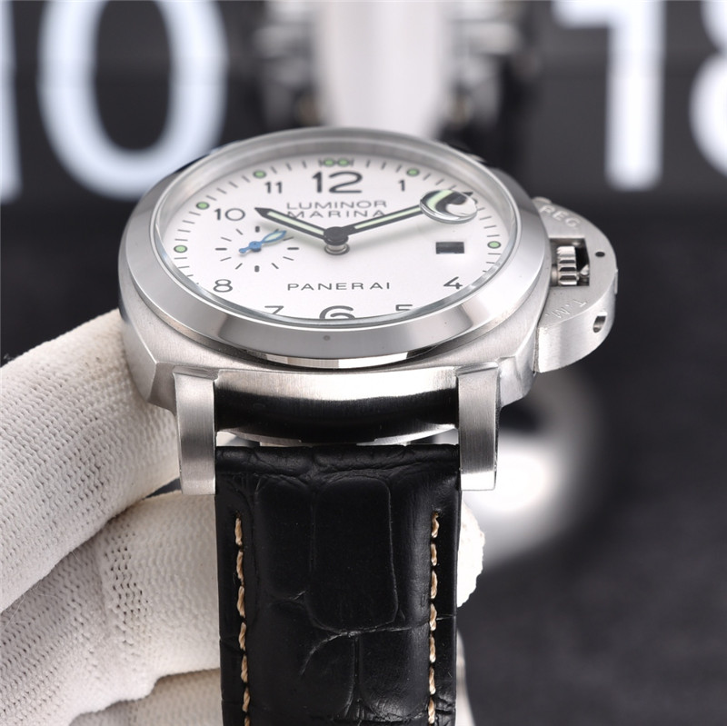 black Panerai Luminor Marina White Dial - Panerai Luminor Marina White - Image 5