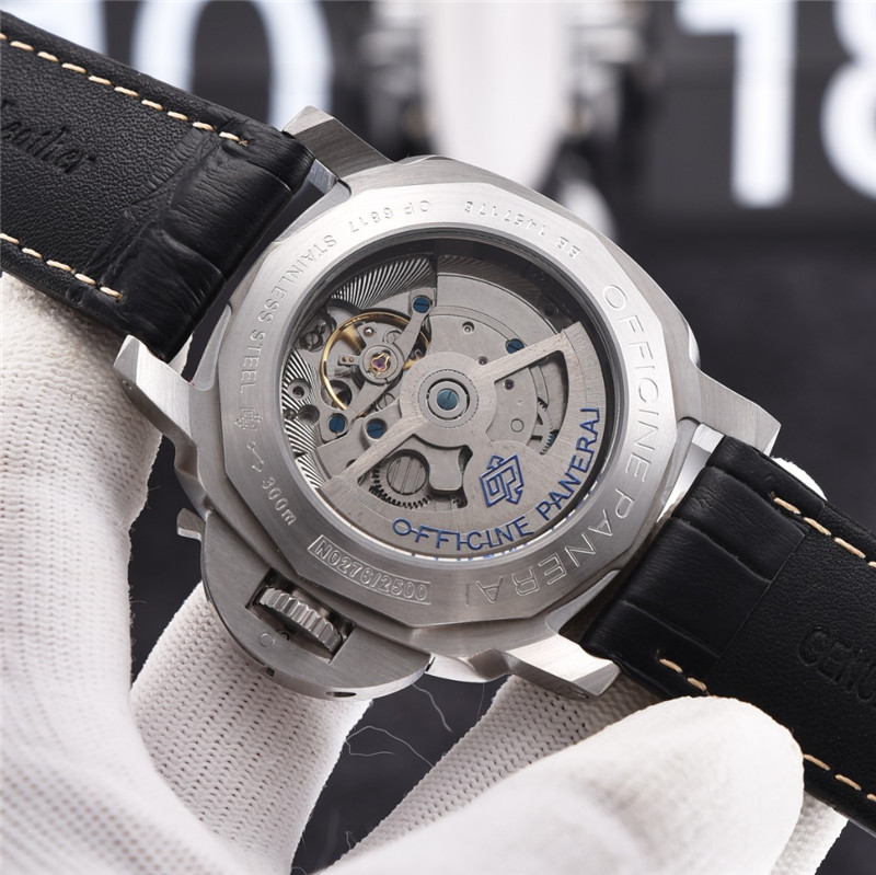Panerai White Dial Leather Strap - Panerai Luminor Marina White Dial - Image 2