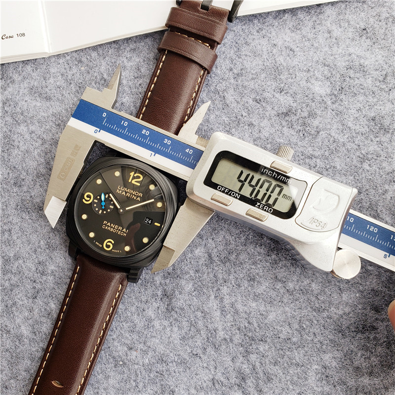 Panerai Carbotech Brown Leather - Panerai Luminor Carbotech Brown 3 - Image 2