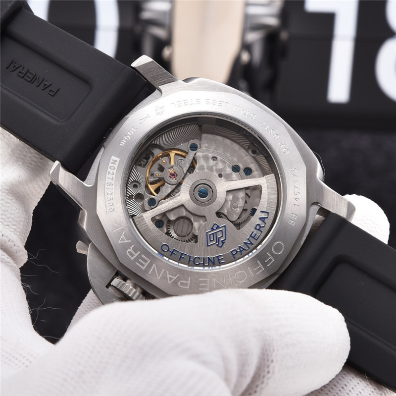 Panerai Luminor Marina Black Dial - Rubber Strap - Image 2