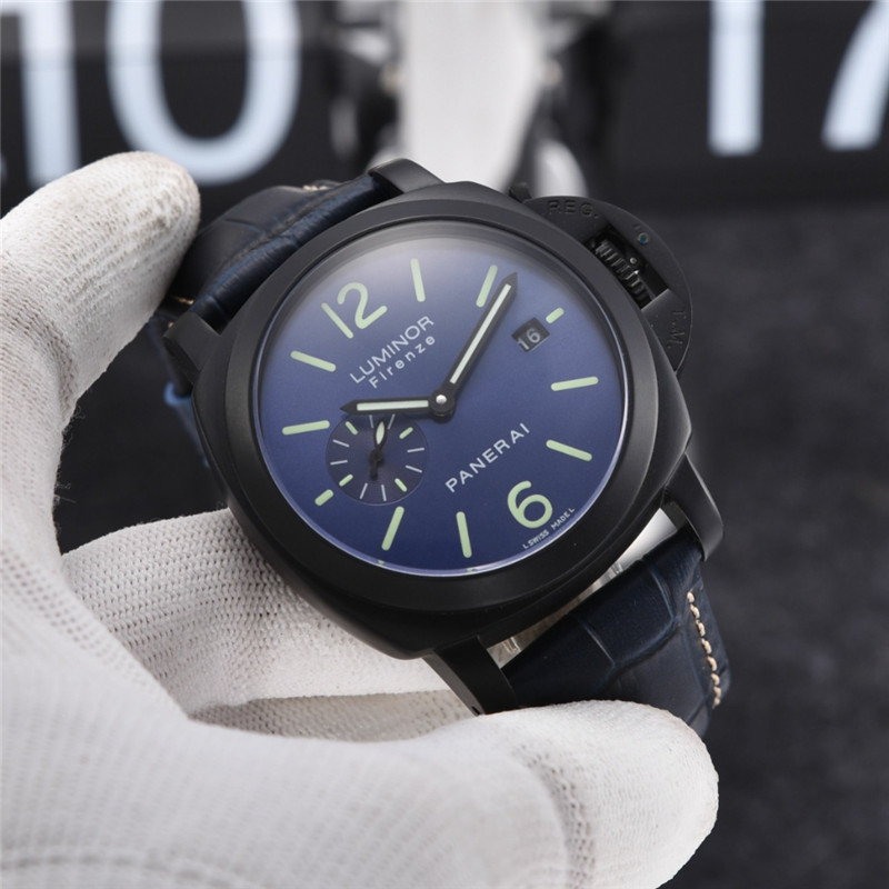 Panerai Black Ceramic Blue - Panerai Luminor Black Ceramic Blue - Image 8