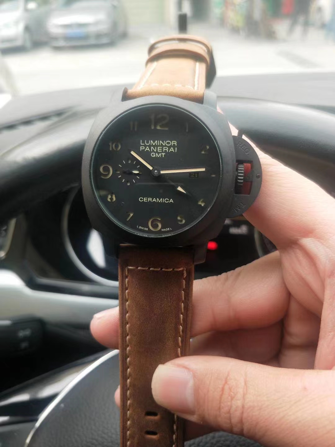 Panerai Ceramica GMT Leather Strap - Panerai Luminor Ceramica GMT - Image 3
