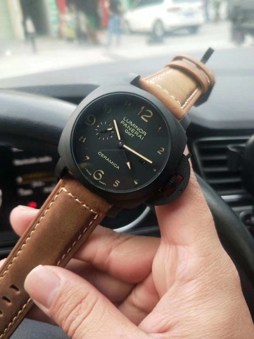 Panerai Ceramica GMT Leather Strap - Panerai Luminor Ceramica GMT - Image 2