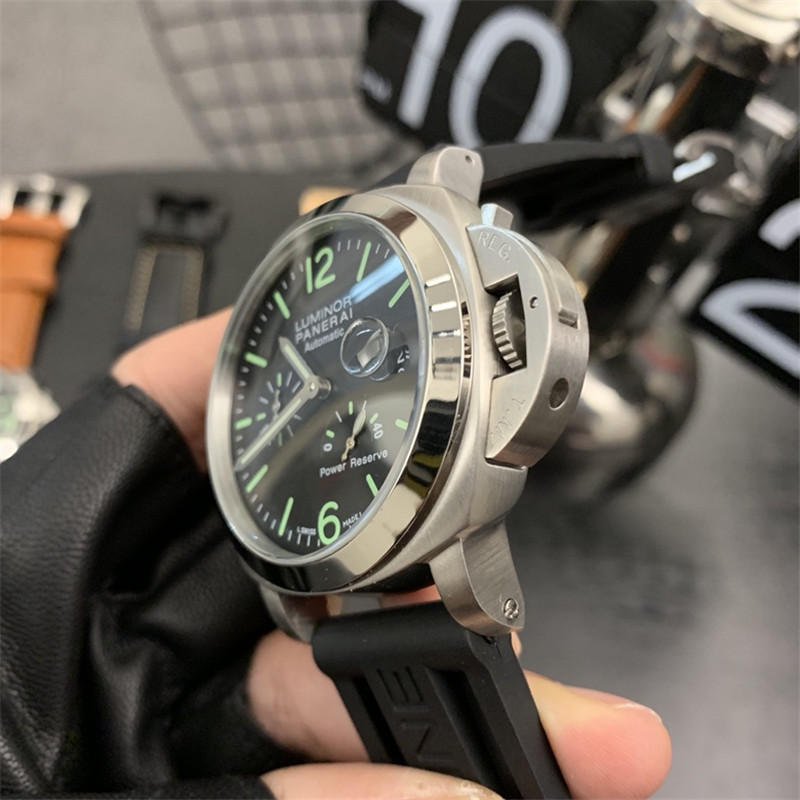 PANERAI Luminor PAM00090 Power reserve black Dial Automatic