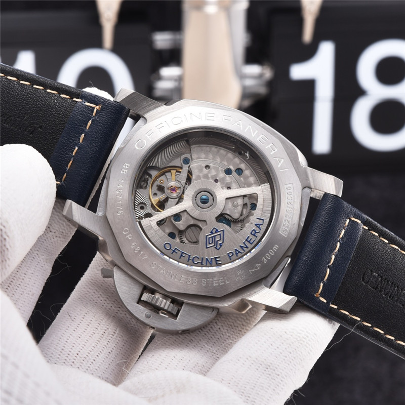 Panerai Luminor GMT Blue Leather - Stainless Steel Case - Image 2