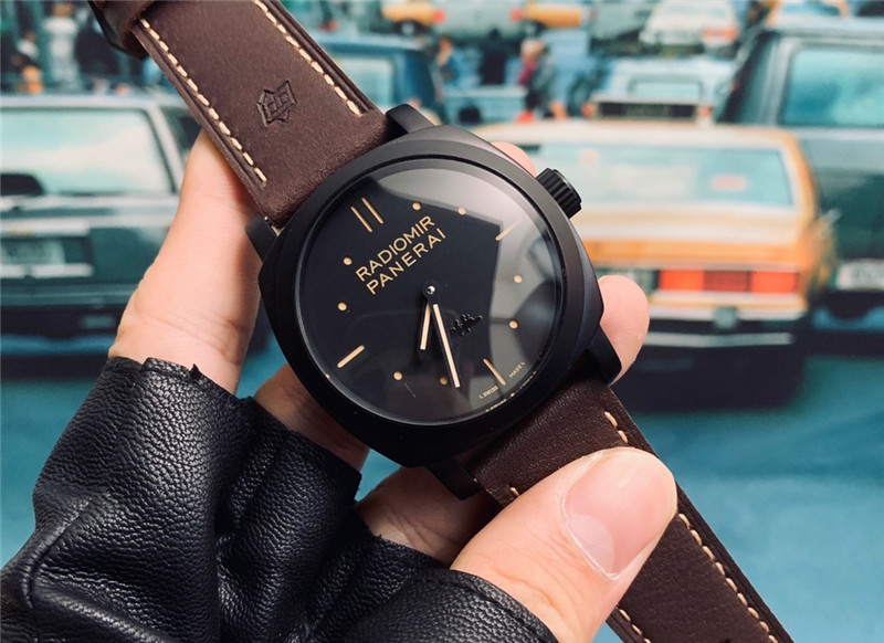 Panerai Black Seal Brown Leather - Panerai Radiomir Black Seal Brown 2 - Image 2