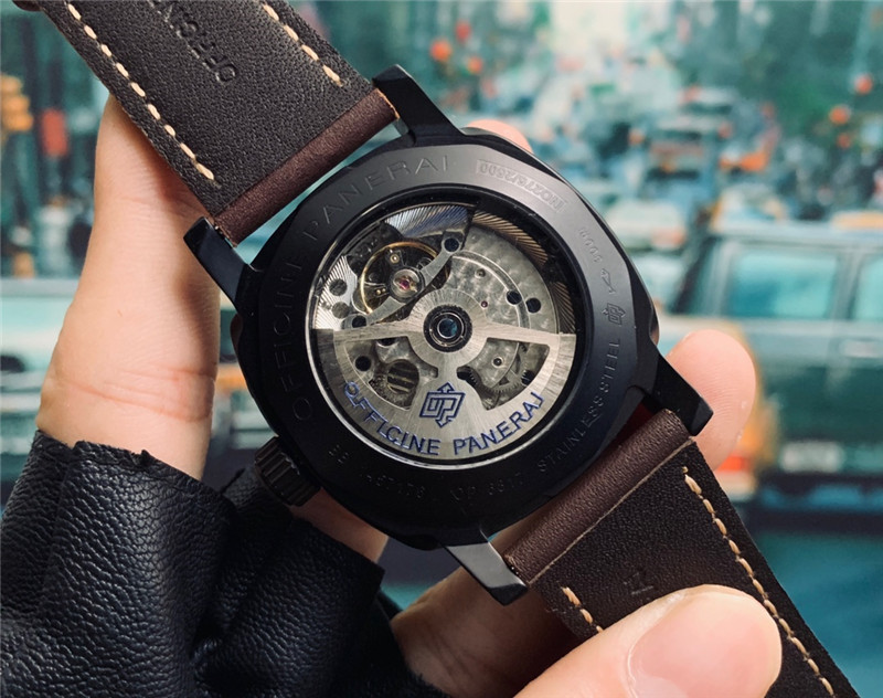 Panerai Black Seal Brown Leather - Panerai Radiomir Black Seal Brown 2 - Image 9