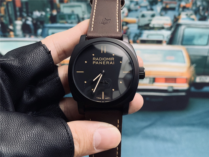 Panerai Black Seal Brown Leather - Panerai Radiomir Black Seal Brown 2 - Image 3