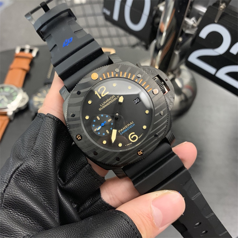 Panerai Carbotech Black Rubber - Panerai Luminor Submersible Carbotech - Image 8