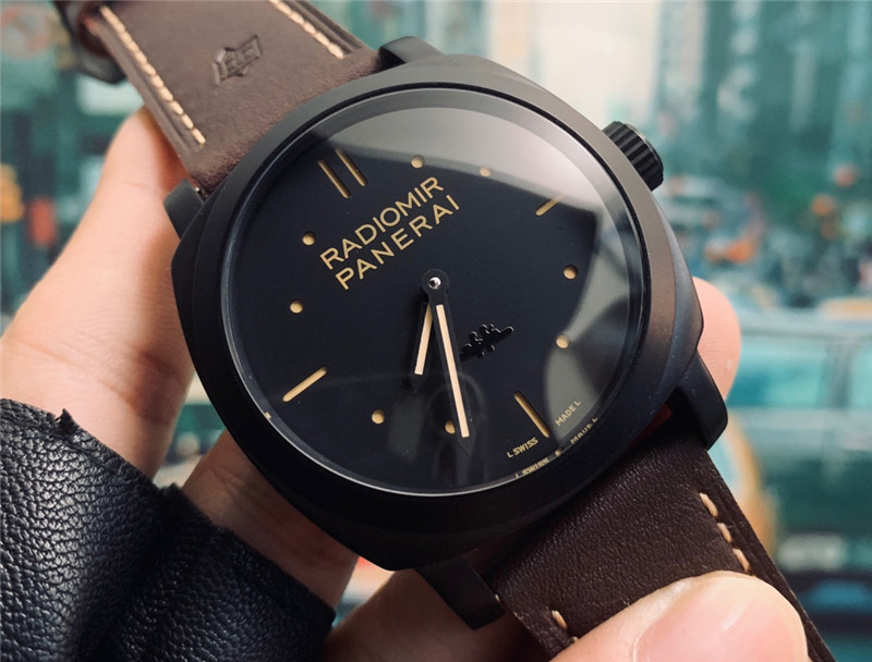 Panerai Black Seal Brown Leather - Panerai Radiomir Black Seal Brown - Image 3