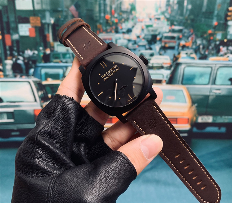 Panerai Black Seal Brown Leather - Panerai Radiomir Black Seal Brown - Image 7