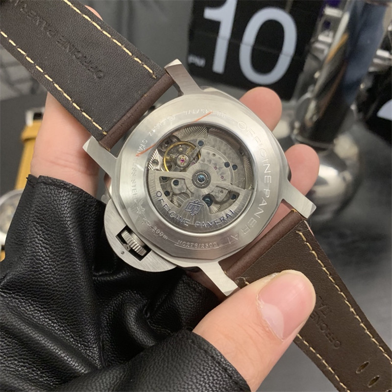 Panerai Luminor Submersible Steel Brown Leather - Image 4