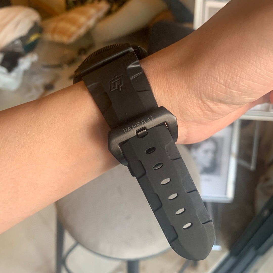 Panerai Black Dial Rubber Strap - Panerai Submersible Black Dial - Image 2